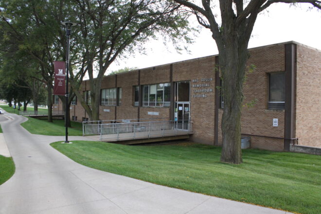 MacCollin houses classrooms, labs, and practice facilities for the Morningside University School of Visual and Performing Arts.