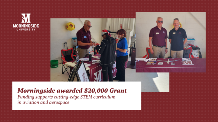 Graphic with two photos from the Omaha Aviation STEM Day.