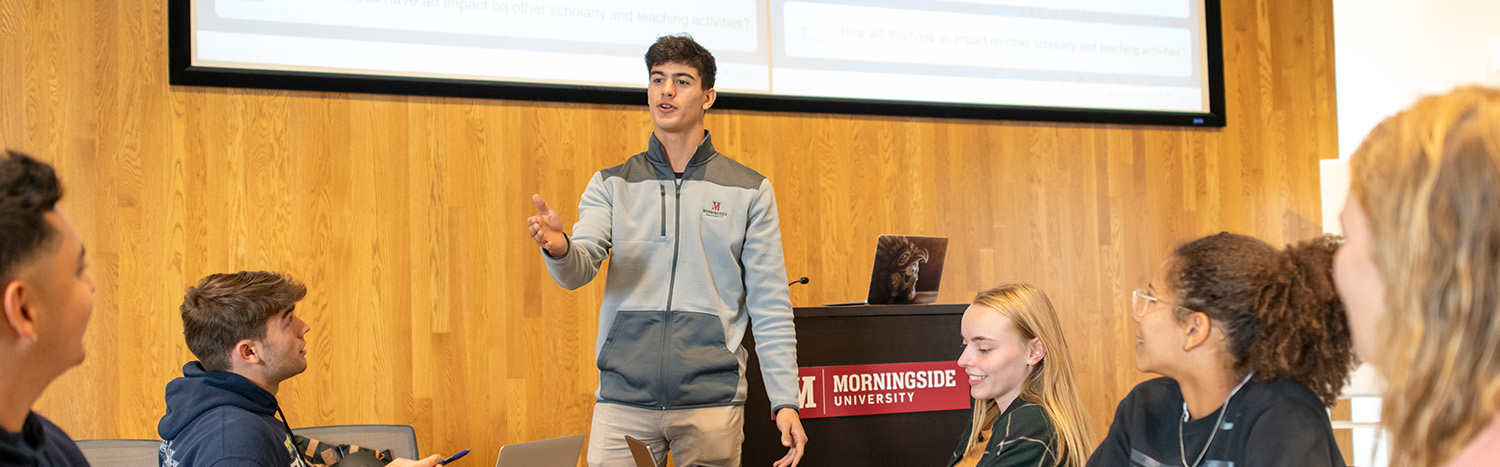 Student Presenting In Class