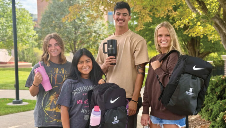 Students With Visit Swag